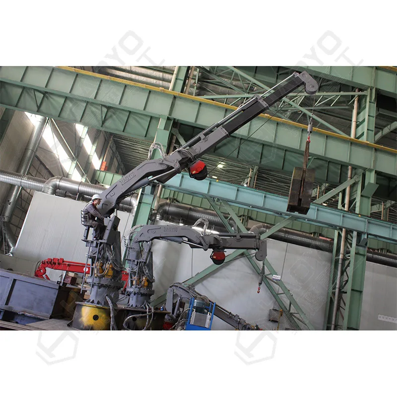 
Foldable Hydraulic Telescopic Marine Crane Offshore 