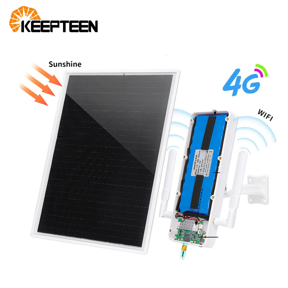 Hot selling lte 4g wifi router Sim card slot Wireless 4g Router 24h 7 days working With Solar Panel 4g wifi router solar