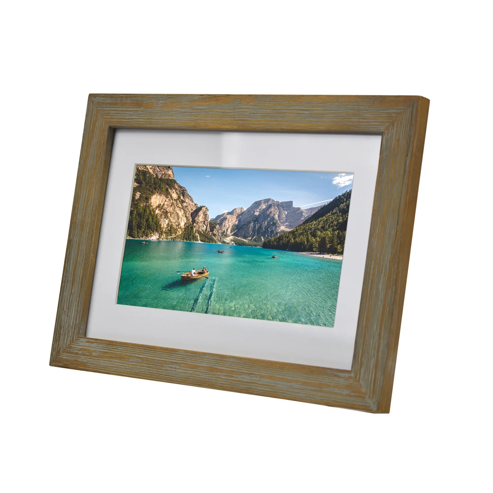 2021 дешевая полнофункциональная 7 8 10,1 дюймовая деревянная цифровая фоторамка для продажи