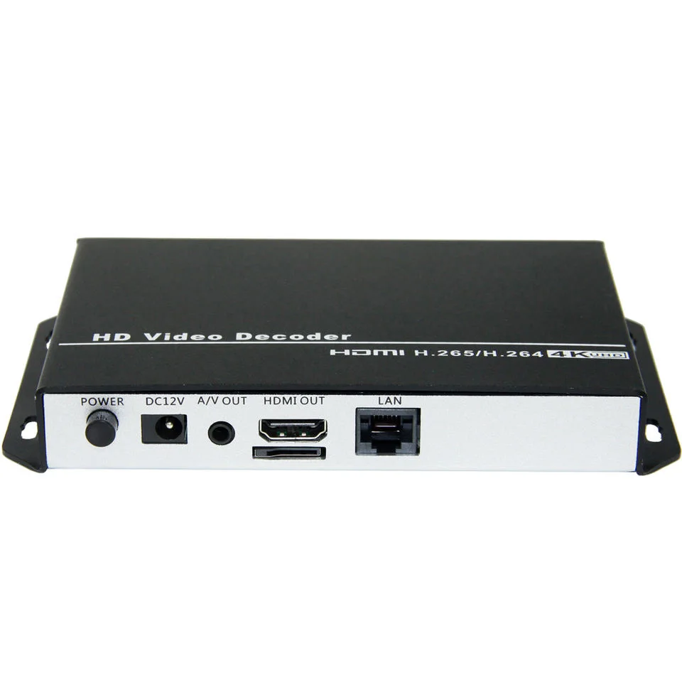 Unisheen 4K HEVC H.265 H.264 IP потоковый декодер для HD MI AV IPTV видео декодер UDP RTMP декодер
