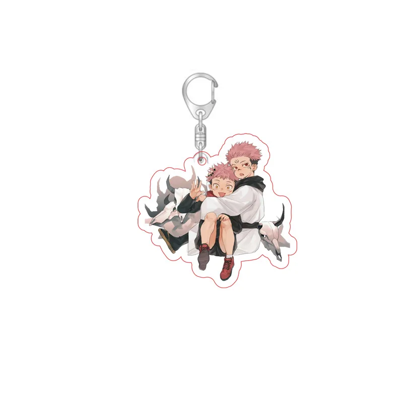Japanese Beautiful Anime Key Chain Jujutsu Kaisen Keychain Anime Plastic Acrylic Keychain