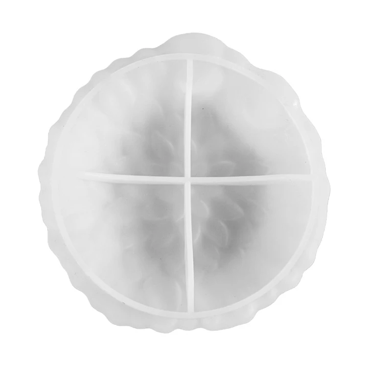 YS DIY Leaf Plate Petal Storage Mould Organizer Decoration Silicone Jewelry Mold Home Office Making Ashtray Candle Plaster Tools