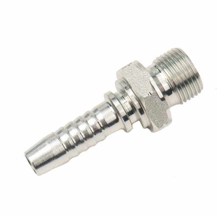 Manufacturer BSP male thread Carbon steel 12611 hydraulic hose fitting