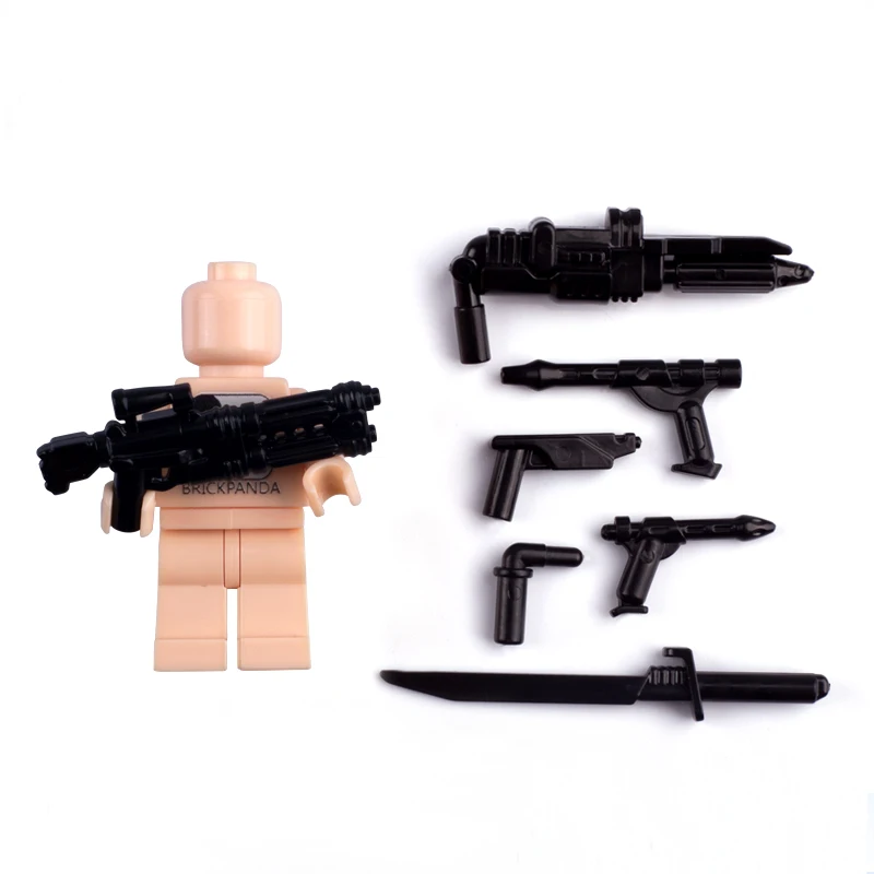 
MOC soldier army military mini figures accessories weapons guns star building block wars compatible with legoinglys 
