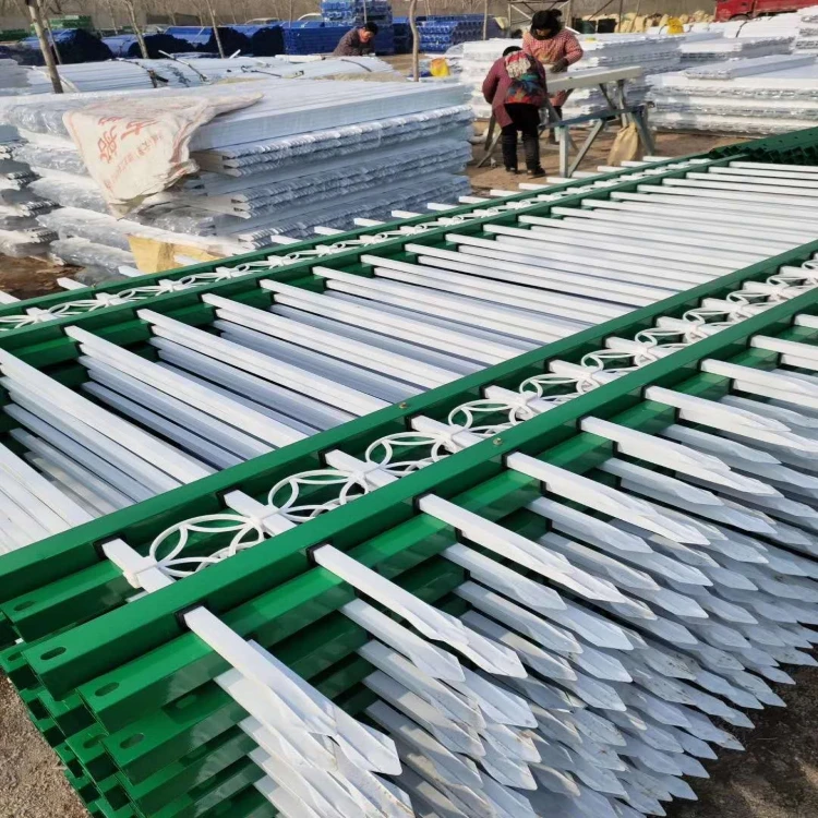 High Security Bending Picket Steel Iron Square Tube Fence