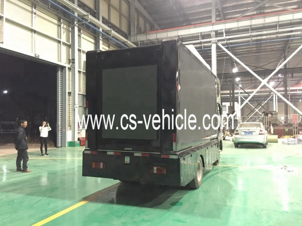 Sinotruk HOWO 4*2 116HP P6 LED light truck led advertisement truck led mobile advertising trucks for sale