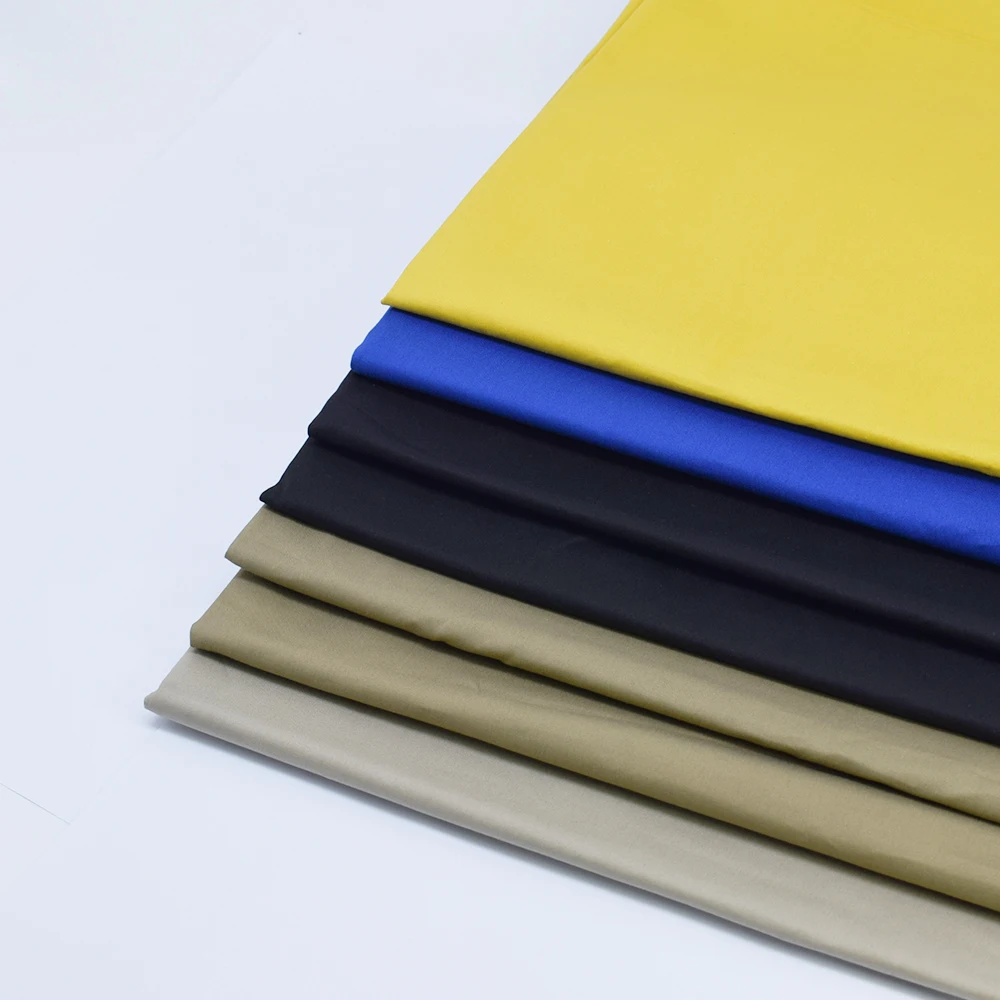 
soft and smooth nylon cotton spandex blend fabric for garments 