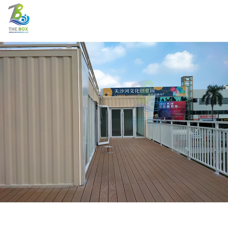 Prefab Custom Best Mobile Shipping Bar Coffee Shops Container Restaurant 20ft 40ft Modular House Homes