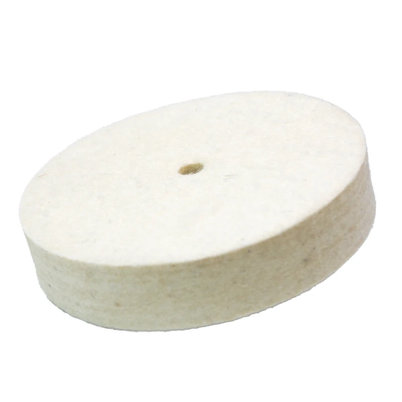 Flat felt wheel mirror polishing wool wheel 75-300mm for stainless steel products kitchenware Tungsten steel glass s