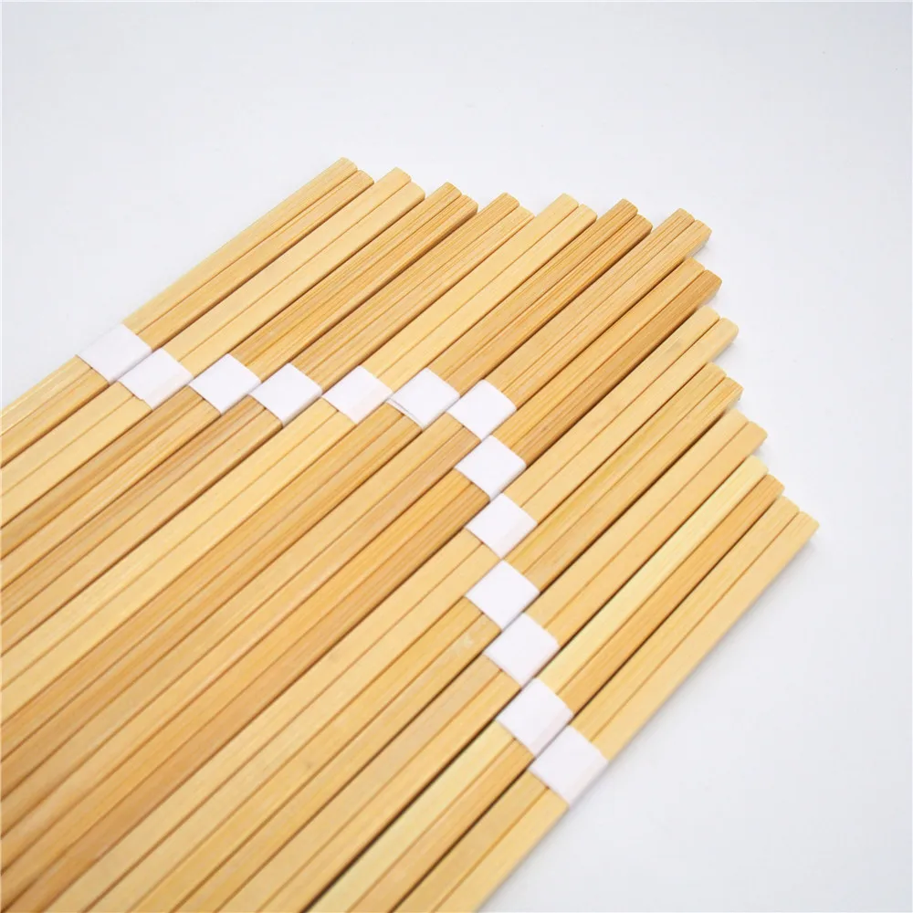 Bulk High Quality Disposable Korean Pe Packed Chinese Natural Mao Bamboo Clean Chopsticks With Customized Logo