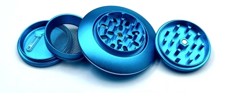 Wholesale Custom LOGO UFO Shape Aluminum Alloy Herb Grinder 4 Layers Portable Tobacco Grinder