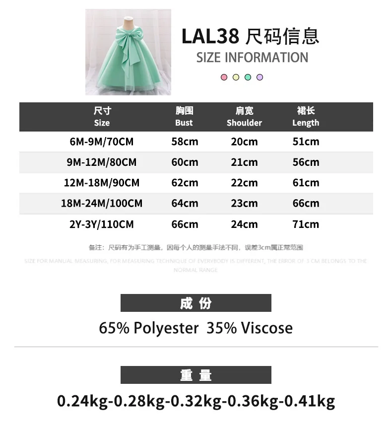 FSMKTZ Wholesale Kids Dresses  0-4Years Floral Children Clothing Princess Party Girl Baby Birthday Dress baby girls dress