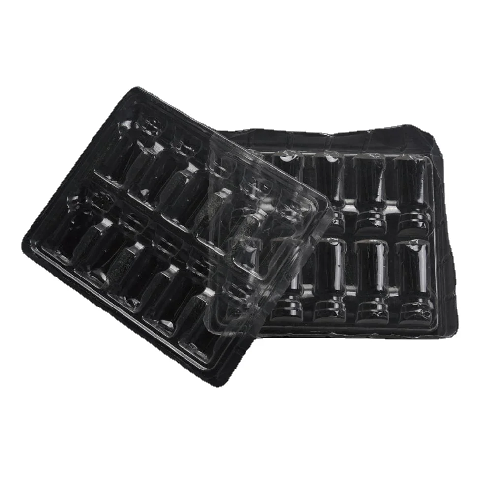 Top quality blister packing plastic vial trays for 2ml /3 ml/10ml glass vials