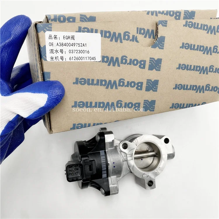 Brand New Great Price WEICHAI Engine EGR Valve A3840049752A1 1006853265 612600117045 For FAW