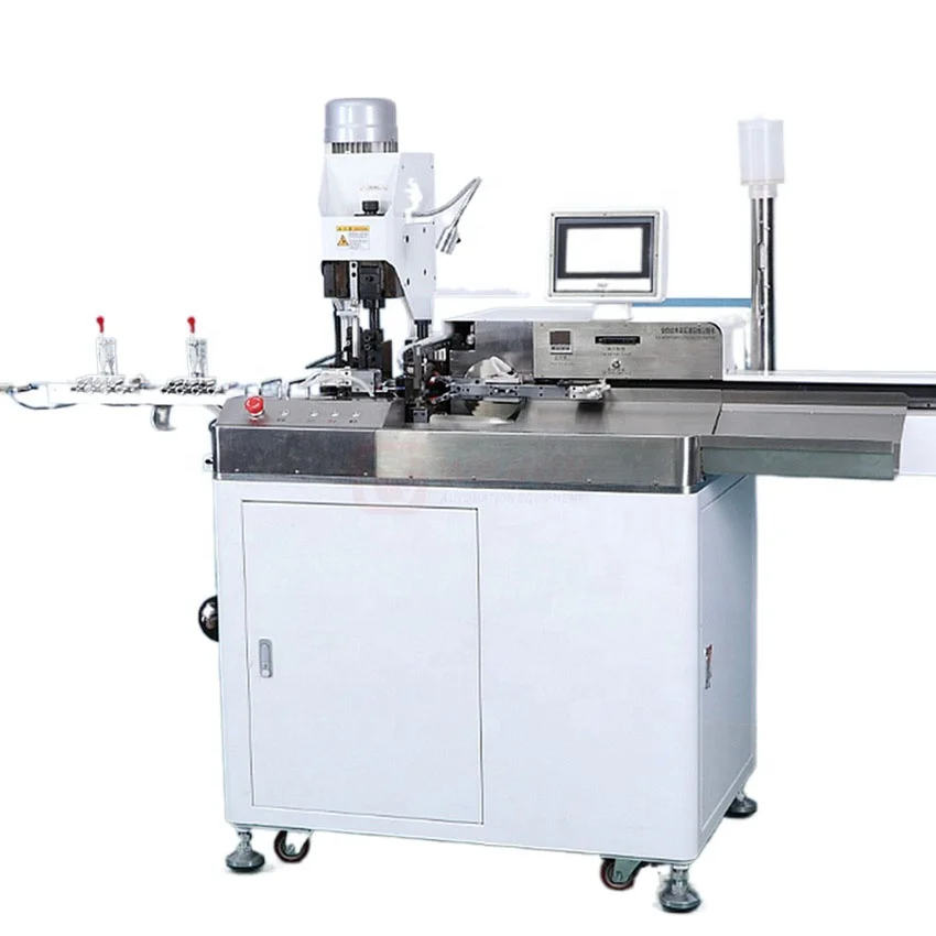 CS полностью автоматическая машина для зачистки кабеля, скручивания, олова, пайки кабеля, Оловянная машина