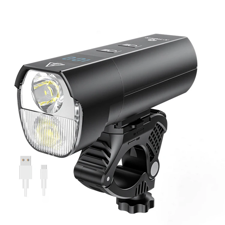 Factory Waterproof USB Rechargeable Bike Light Set Super Bright LED Bike Headlight Torch Mountain Bike Accessories