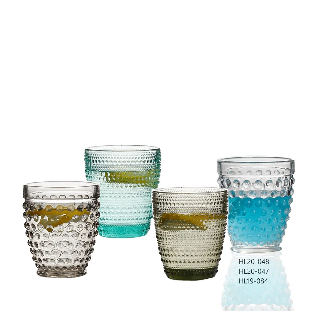 Unique Style reusable plastic champagne wine glasses goblets  colored glass cup goblet