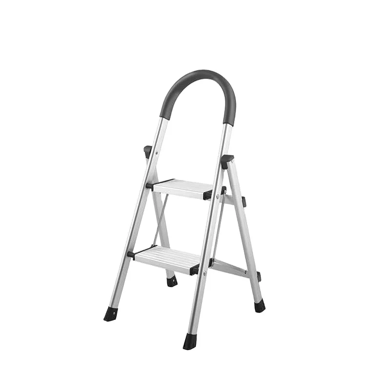 aluminium handle Thickening of aluminium alloy folding two step ladder AP-2402