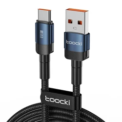 Toocki 100W 6A USB Type C OEM Cable Braided Nylon Type C USB Charging Cable For Toocki Shopee Lazada