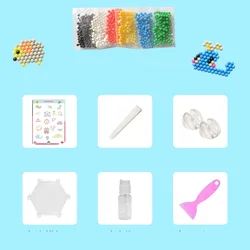 Образовательные художественные игрушки, бусины для распыления воды, Детские креативные пластиковые бусины для самостоятельного творчества с водяным предохранителем для подарка