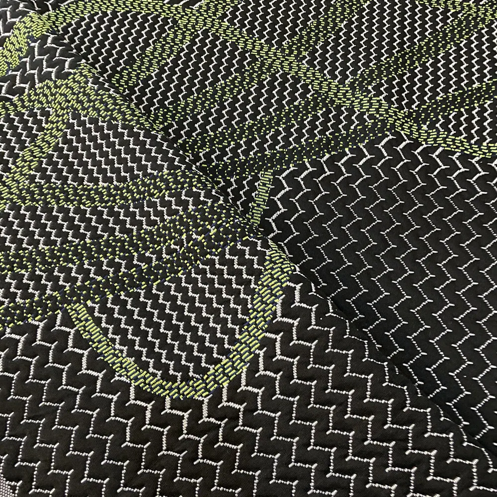 Home Textiles Brown Breathable 100% Polyester Fabric Mattress Knitted Fabric For Mattress