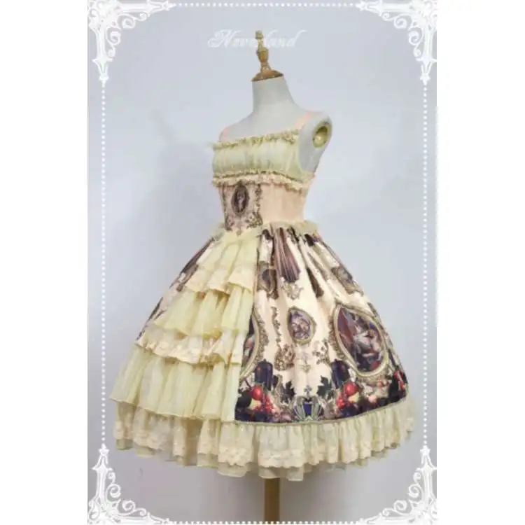 2021 China  Wonder Beauty Dresses Bustier Skirt Tutu Set Lace Up Gothic Lolita