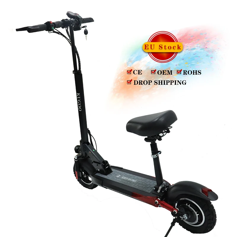  Внедорожные шины Kugoo kirin m4 pro eu warehous 10 дюймов 500 Вт бесщеточный двигатель 48 В Электрический скутер
