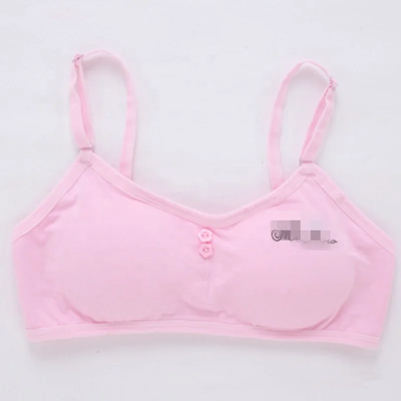 
Teen Girls Adjustable Soft Padded Cotton Kids Training Letter Bra for Young Girls for Yoga Sports Running Underwear 