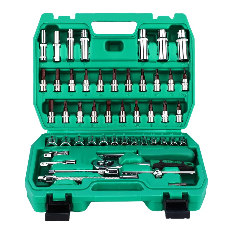 Automotive Repair Tool Set Box Tire Repair Tools Hand Socket Wrench Impact Socket Bits Hardware Tools For Car