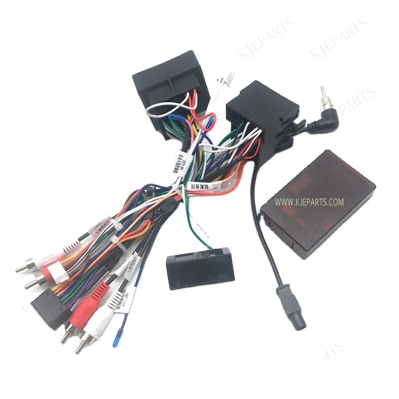 Car android player adapter 42 pin 36 pin connector harness for Audis A3 harness for android radio