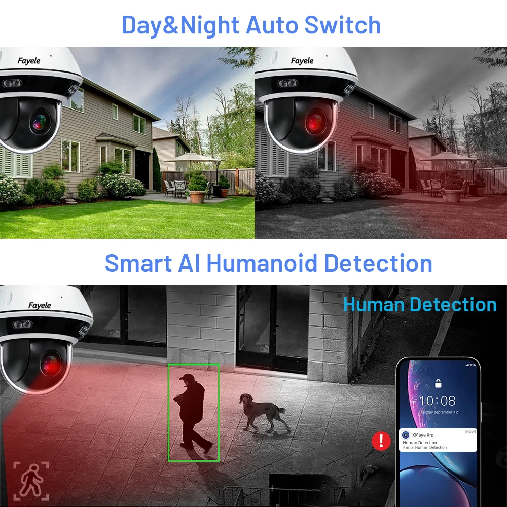 CCTV Security K10 Vandalproof Mini Dome PTZ Camera Audio Video Camera System TF card Slot IP66 Waterproof Outdoor use IP Camera