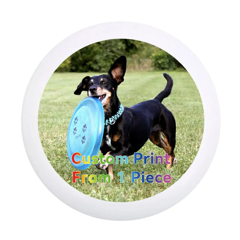 Custom Printed Patterns Mini Frisbeed Plastic Training Flying Discs Toy Set Customized Logo Kids OEM Print On Demand