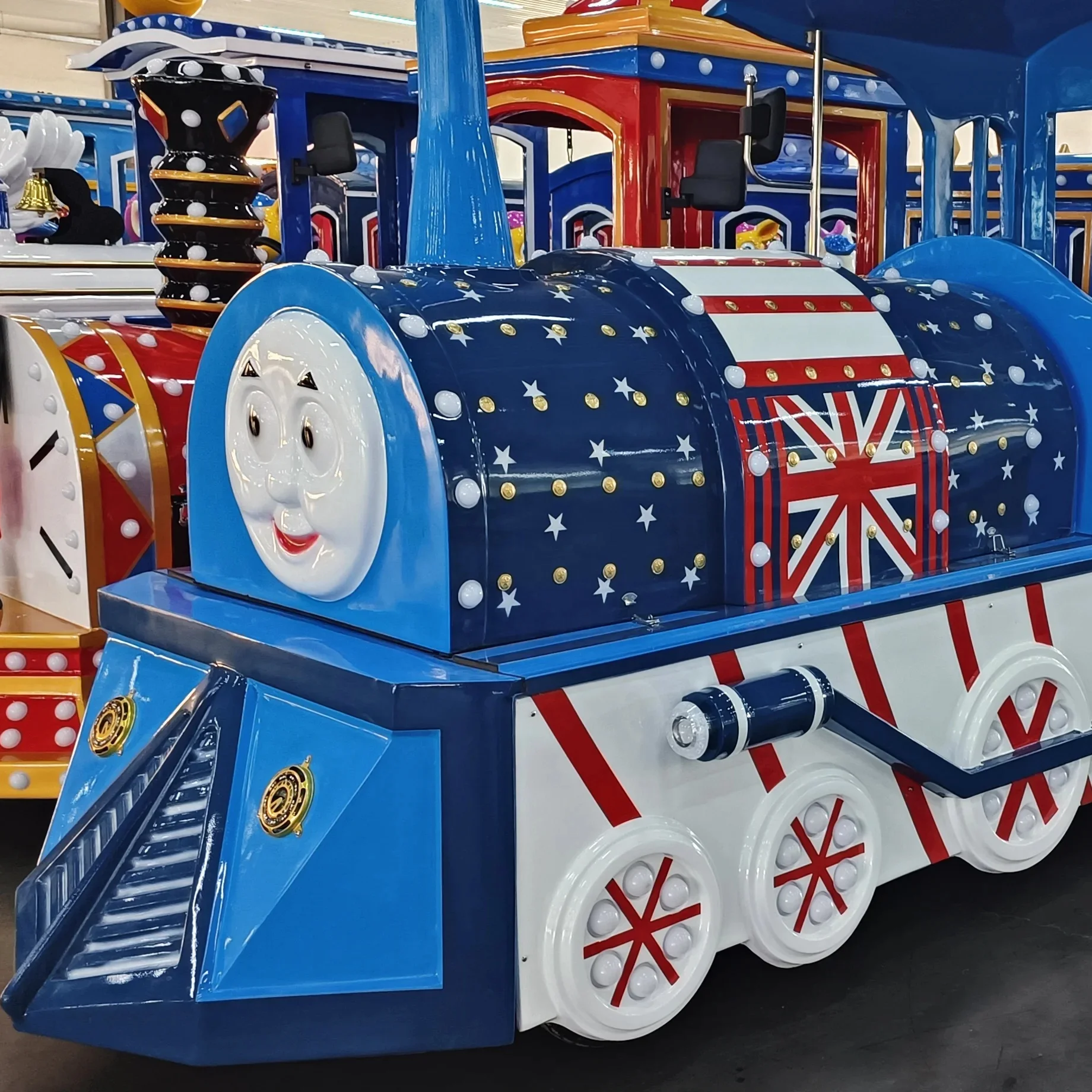 Electric Train  Thomas style tourist trackless train for Sale