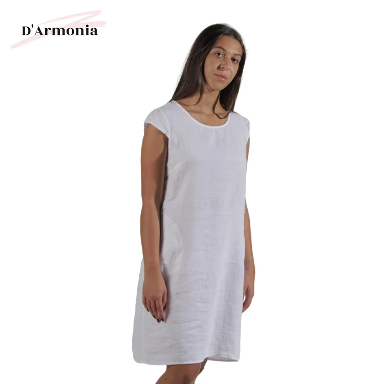
Hot Sale Italia Linen Dress Women Made In Italy Linen Dresses 