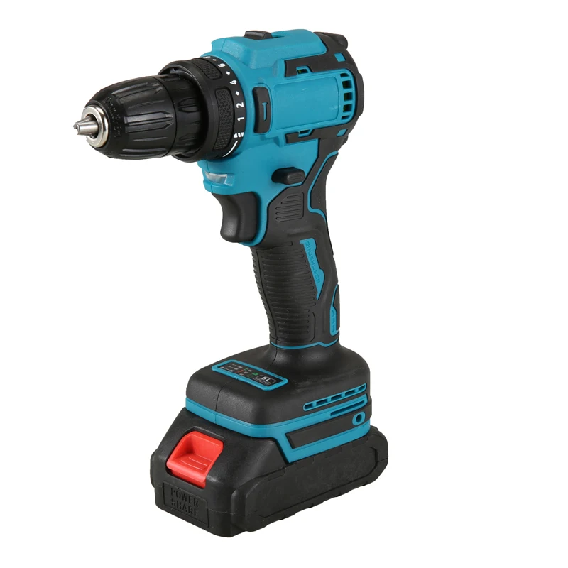 Portable Brushless Electric Impact Drill Cordless Drill Lithium Electric Impact Drill