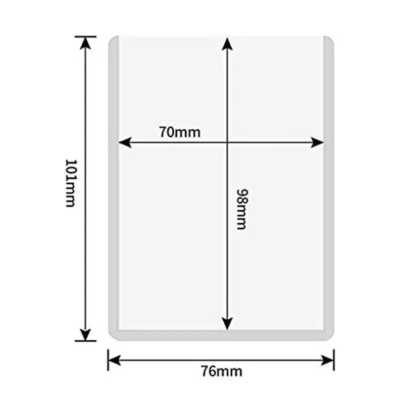 Toploader Card Protector Pvc Sports Cards Holder Sleeve Trading Top Loader 3x4 Toploader 35pt Card Sleeve