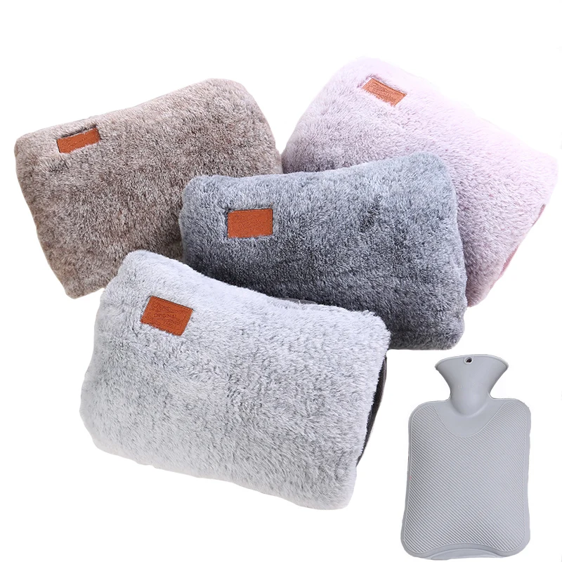 Hot sale hot water bottle belt Hot water bag with cover 1000ml PVC bag electric hot water bag cover