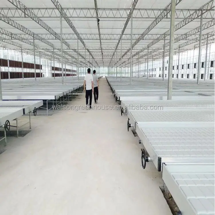 
Hot sale 4x8ft ABS plastic tray ebb and flow rolling bench 