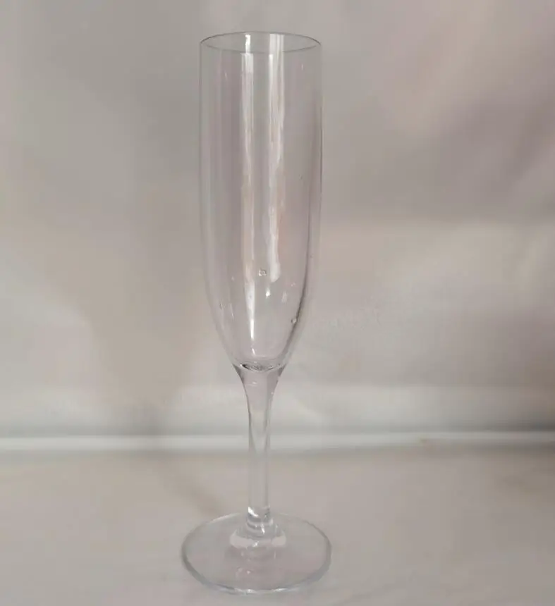 180 ml  Crystal Champagne glass  235 mm high plastic acrylic champagne cup