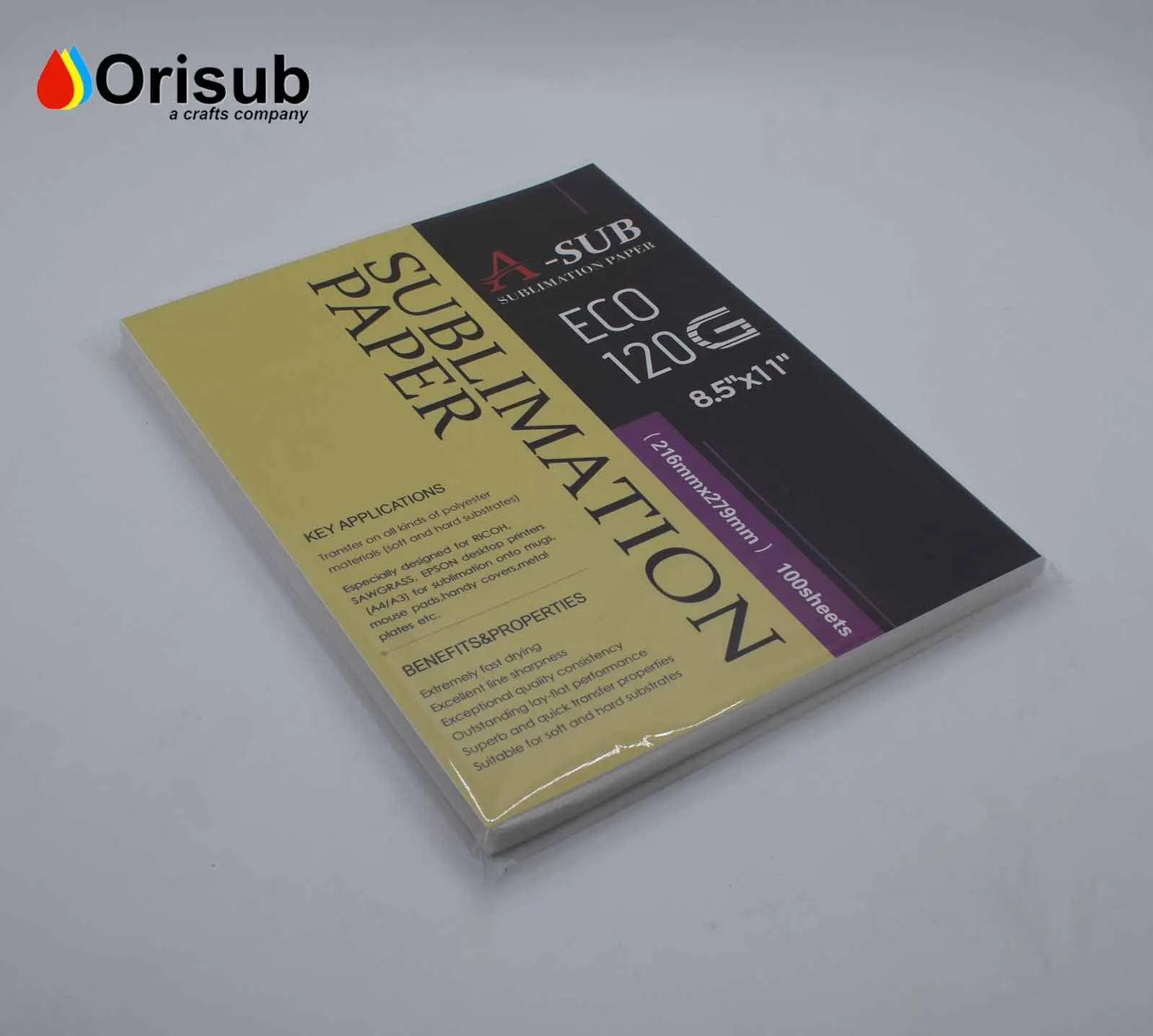 Сублимационная бумага A Sub 120 г 8 5x11