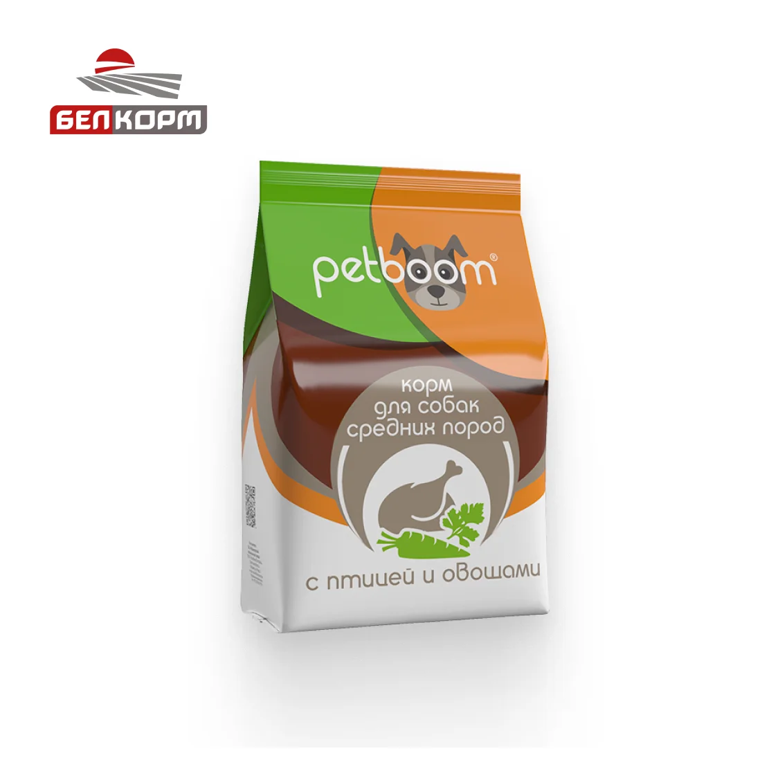 PetBoom 20 кг полипропиленовый пакет сухой корм для взрослых собак средних пород Питательный комплекс домашней птицы и овощей ухода за рыбой