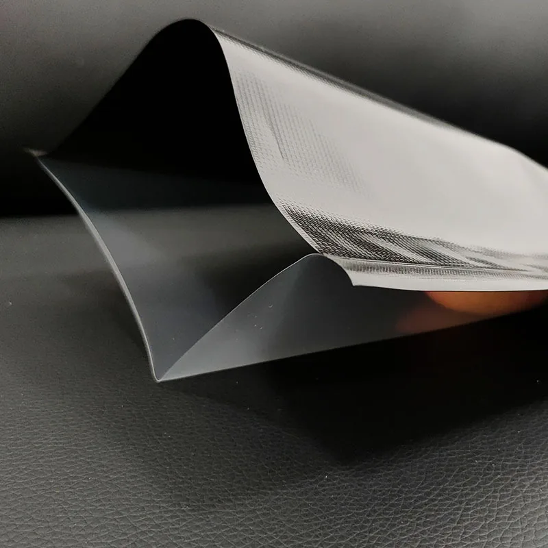 Halal Certified Food Grade Embossed Plastic Packaging Food Black and Clear Vacuum Sealer Bags