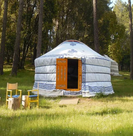 High quality canvas waterproof yurt for residential camping weddings