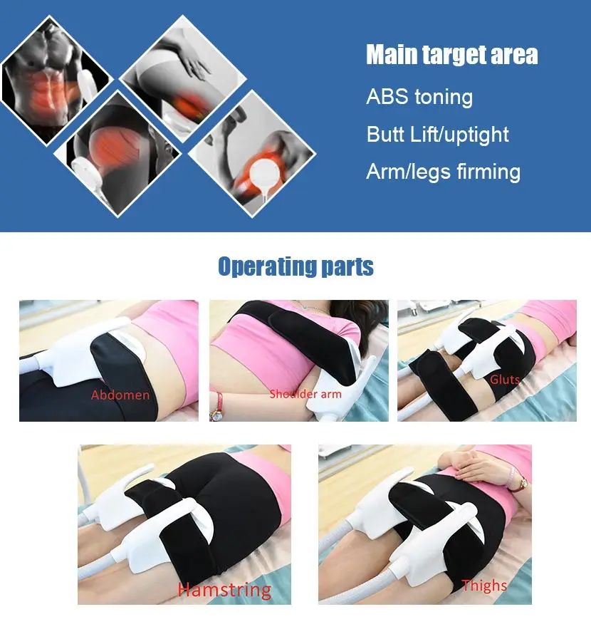 
slim beauty tesla machine electromagnetic muscle stimulator EMS body sculpture slim beauty machine 