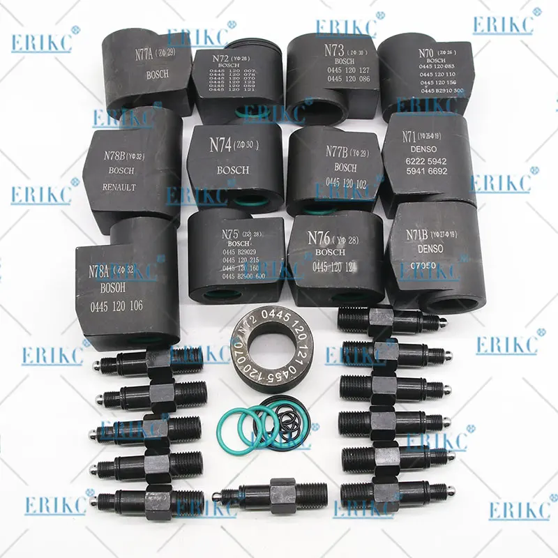 ERIKC 12PCS Injector Tool Kits /diesel fuel injector tool and fixture disassembly tools for cr injectors