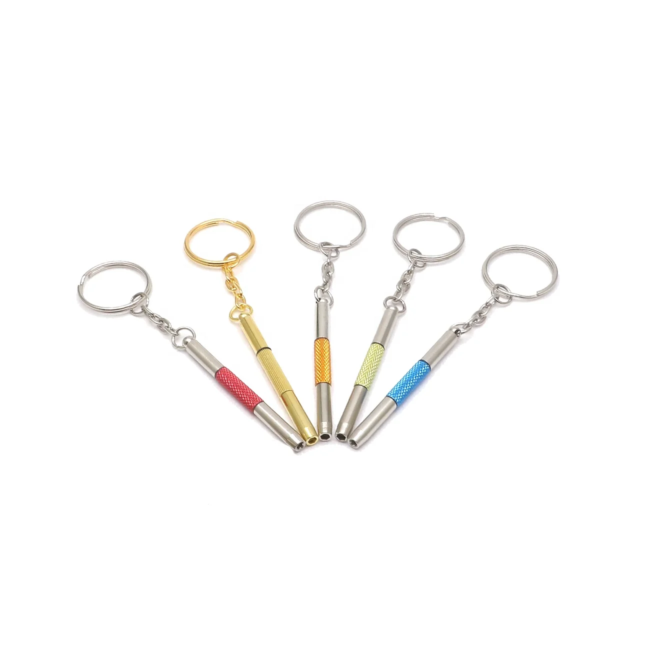 Оптовая продажа, портативная многофункциональная отвертка для очков, инструменты для очков, 3 в 1, отвертки, Ремонтный комплект с брелоком