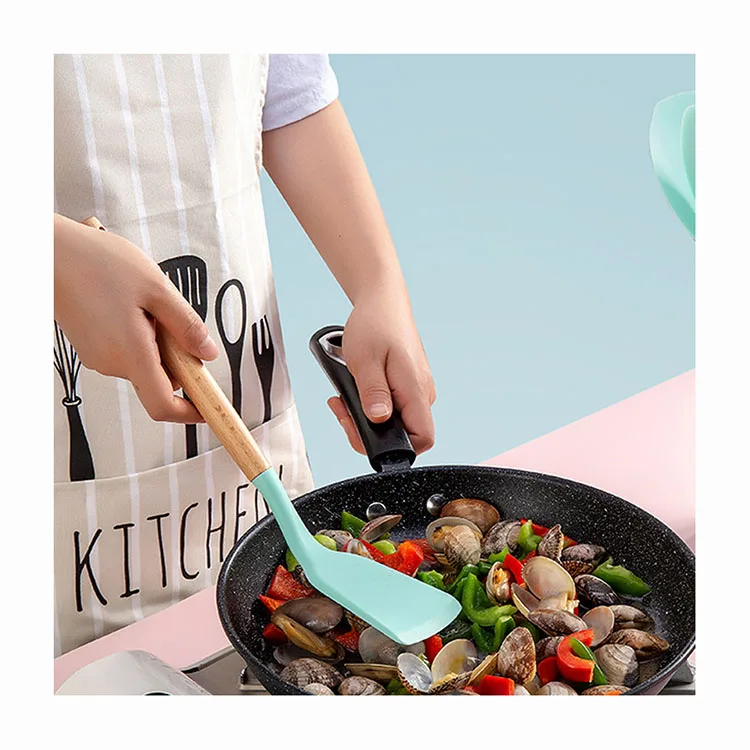 Wholesale factory manufacturer chef utensils cooking utensils sets colored