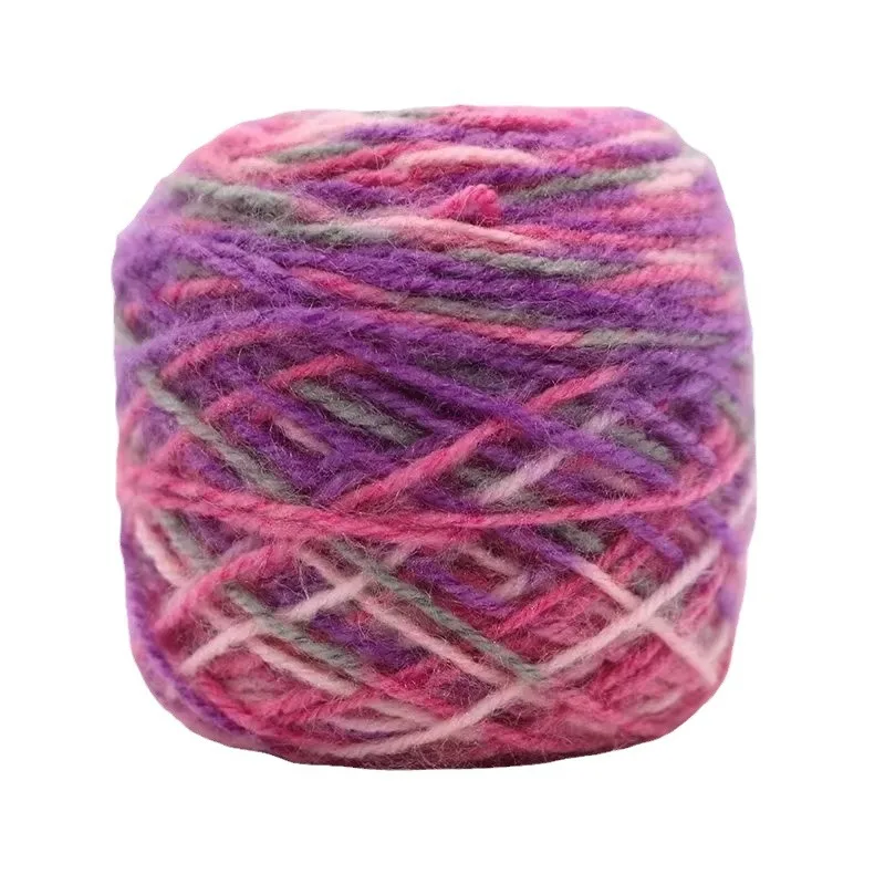 Hand-Woven 150g Crochet Yarn 100% Polyester Thick Thread Squirrel Jacket Scarf Recycled Sewing Yarn Spun Type