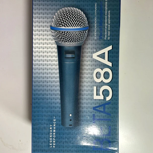 Проводной микрофон Shure beta 58A SM58 профессиональный кардиоидный динамический для записи голоса и