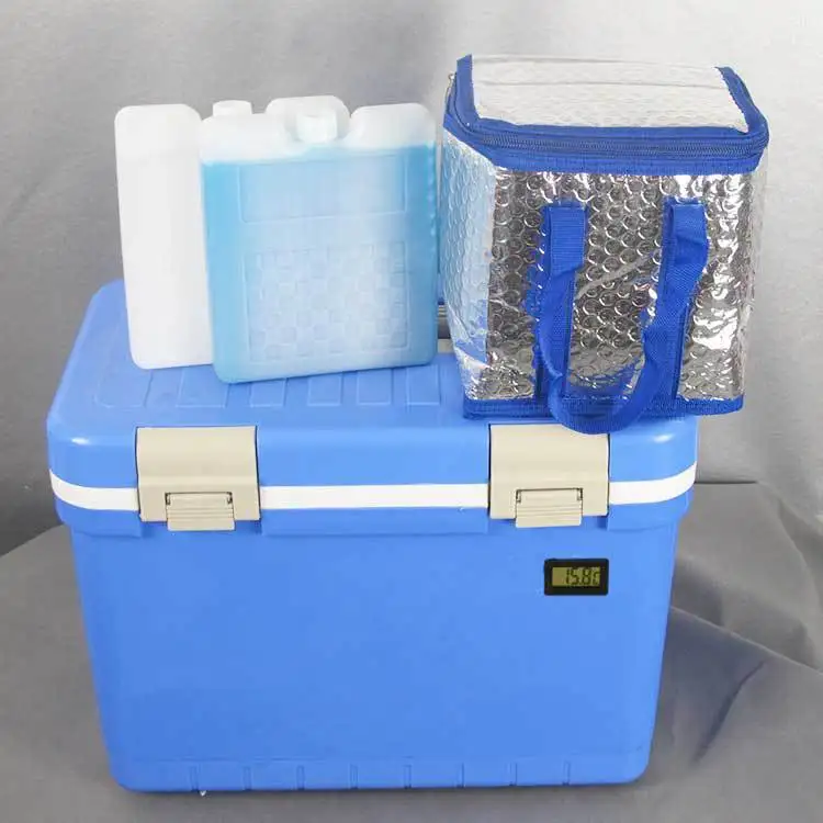 12L portable refrigerator mini small ice packs medical insulate cooler box for medicine transportation